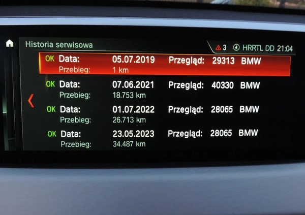 BMW X1 cena 96900 przebieg: 41140, rok produkcji 2019 z Bychawa małe 781